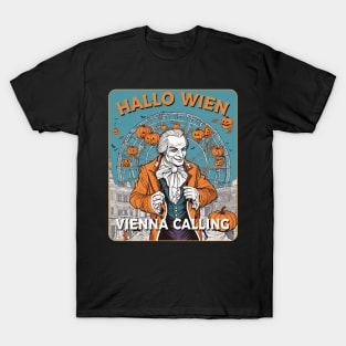 Hallo Wien . Halloween in Vienna T-Shirt